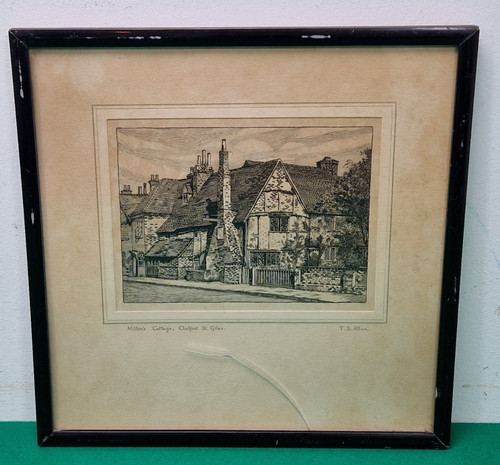 Framed vintage milton - framed,