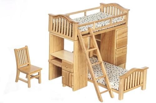 Dolls house bunk bed - house,