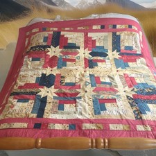 Handmade patchwork quilt log - handmade,