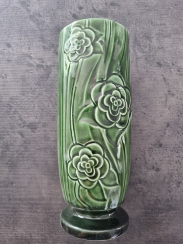 Sylvac green ceramic fleur - green,