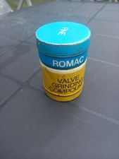 Vintage Romac Valve Grinding Paste Tin