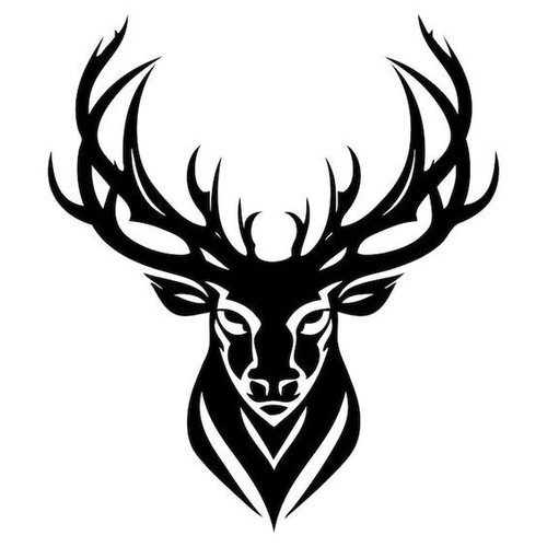 Extra large stag head car - large,