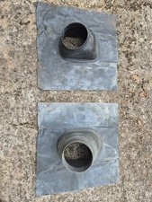 Universal Grey Curv Cowl Roof Tile Vent with Flexible Flashing Skirt