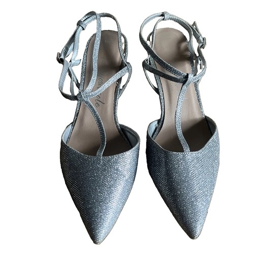 New look silver glitter kitten - new,