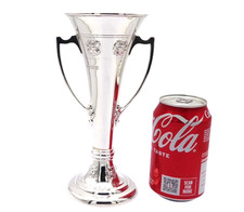 SOLID SILVER ARTNOUVEAU VASE