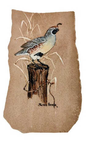 Vintage flagstone art painting - flagstone,