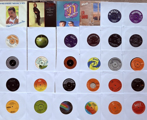 Vinyl records - 30, 7”
