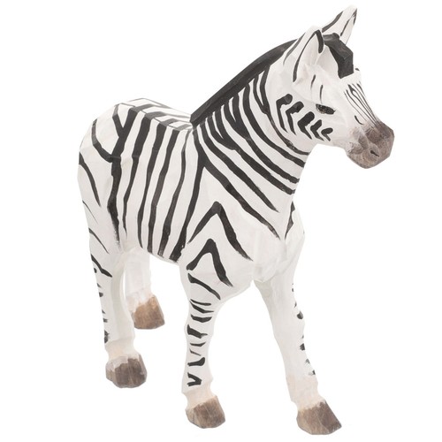 Set wood carving zebra - 3, 3