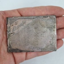 Vintage Silver Plated Stamp