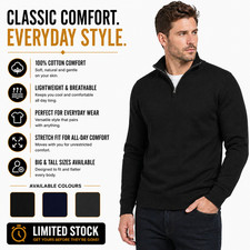 Mens Jacamo Quarter Zip Jumper