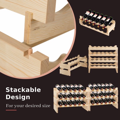 Tier wine rack bottle - 6, 36