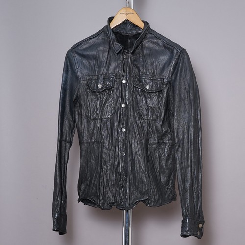 All saints leather shirt - all,