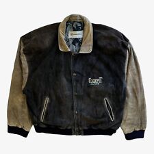 Vintage 80s Men's Romantica Cockpit Leather Pilot Jacket, Bomber Retro Trucker