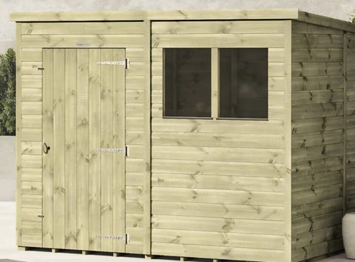 Pent shed 5x7 foot with - pent,
