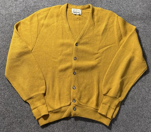 Vtg 60s sweater cardigan - vtg, mens