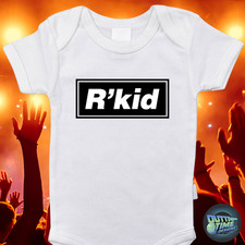 OASIS R'kid Cute Gift Baby Grow Vest Baby Shower Boys Girls | VINYL!