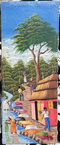 Haitian art naive folk haiti - art,