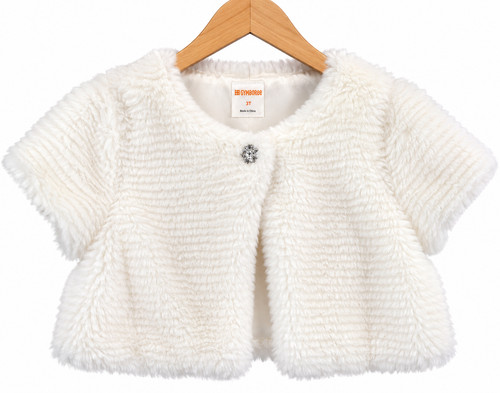 Gymboree faux fur shrug - gymboree, bolero