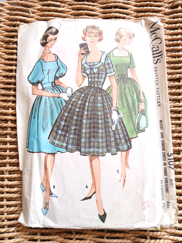 Vintage 1950s mccall sewing - vintage,