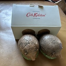 Bin Cath Kidston Vintage Hedgehog Salt And Pepper Set VGC