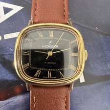 VINTAGE ECCALIBUR MEN WRISTWATCH SWISS  MADE