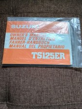 Owners Manual Suzuki TS125ER