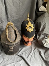 A Blue Cloth Helmet To The