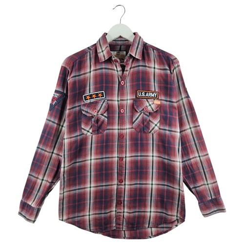 Superdry mens red lumberjack - mens,
