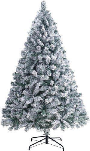 6ft snow flocked artificial - snow,