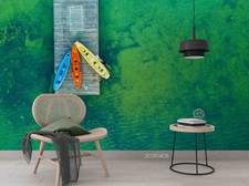 3D Wooden Pier Kayak