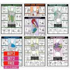 Gym workout poster - gym,