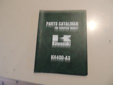 Parts catalogue list Kawasaki KH400 - A3 parts catalogue workshop manual 08.1975
