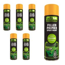AutoTek Filler Primer Multi-Purpose Aerosol Spray Paint 500ml x6