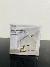 BNIB Next White Bunny And Bear