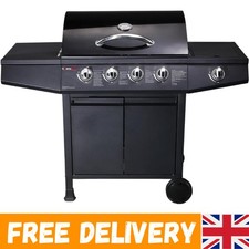 Versatile 5-Burner Gas BBQ