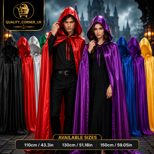 Halloween hooded cloak cape - halloween,