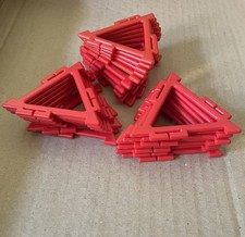 24 pieces Polydron - red