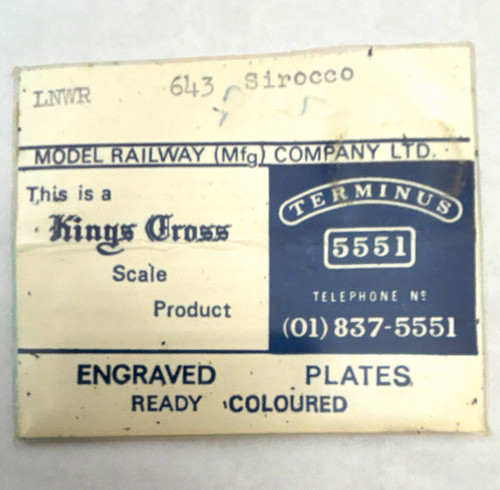 Model railway ltd - model, (mfg.)