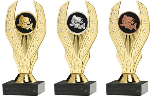 Fishing gold wings trophy - gold,