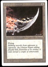 1x Dancing Scimitar - Revised Edition - NM - MTG