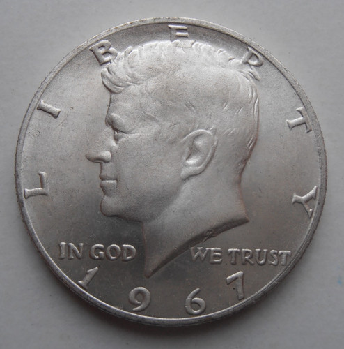 1967 kennedy half - 1967,