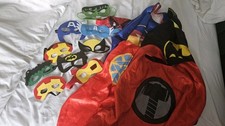 Kids Various Superhero Masks And Capes