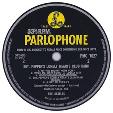 The Beatles. Record label