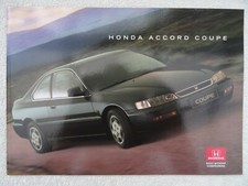 Honda Accord Coupe Brochure 1996/1997: 2.0i LS, 2.2i ES. Inc.Colours/Trims/Spec.