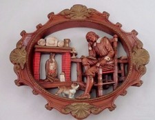 1960s heavy chalkware plaster - 1960s,