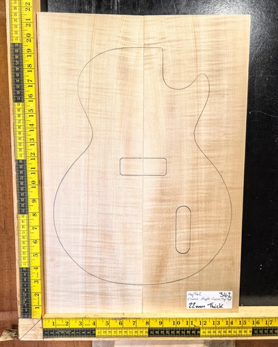 Flame maple guitar making - flame,