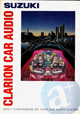 Suzuki Clarion Car Audio 1994 UK Market Foldout Brochure Radio Cassette CD 