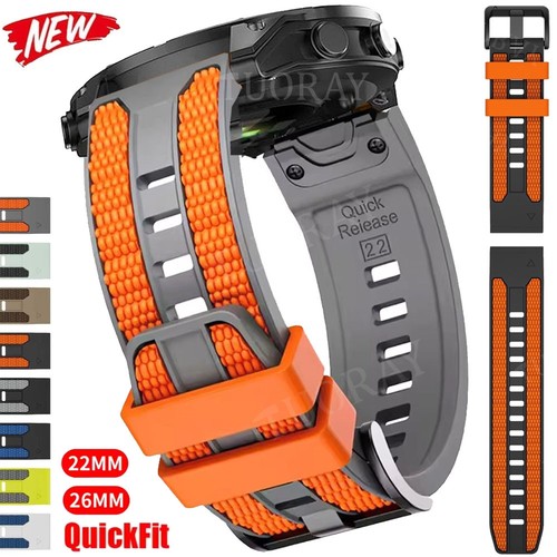 Quick fit silicone watch strap - silicone,