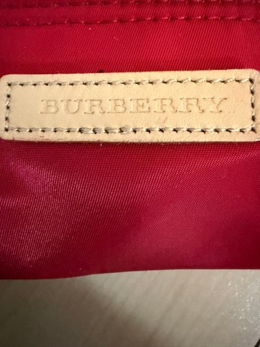 Burberry red nylon golf ball - burberry,