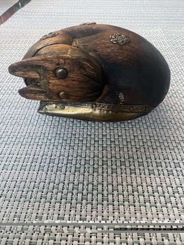 Vintage hand carved wooden - vintage,